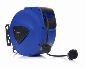 Tambur automat pentru cablu electric 15 m KraftDele KD4028, prelungitor retractabil pentru atelier, casă și grădină - Img 3