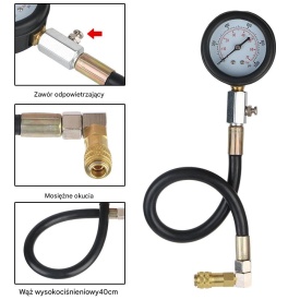 Tester compresie motor diesel MaxRom, set profesional pentru măsurarea presiunii de comprimare în cilindri - Img 12