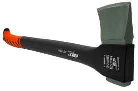 Topor universal MaxRom 1500 g, 70 cm, cu cap din oțel carbon și mâner din fibră de sticlă, pentru tăiere și despicare lemn - Img 3