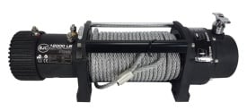 Troliu auto electric BJC 12000lbs M80811 – 5440kg, 12V, 6.6 CP, cablu oțel 9.1mm×28m, telecomenzi incluse - Img 2