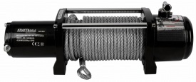 Troliu electric auto 12V KraftDele KD1563, 8000 lbs / 3629 kg, cu cablu de oțel 28 m, telecomandă și husă - Img 3