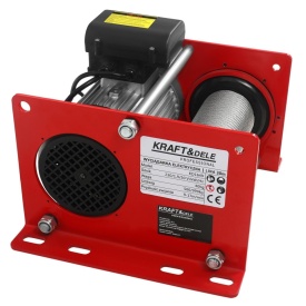 Troliu electric de construcții KraftDele KD1649, 30 m, capacitate ridicare 500/999 kg, motor 1,9 kW, 230V - Img 5