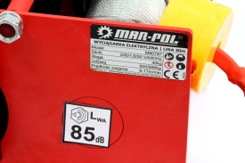 Troliu electropalan cu cablu 30m MAR-POL M80787 – 500/999kg, motor inducție, dublă ventilare, cablu 6mm - Img 3