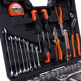 Trusă completă de scule KraftDele KD10464, 83 piese, cu valiză pentru atelier, garaj și reparații auto - Img 3