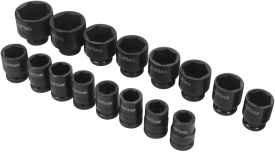 Trusă profesională de chei tubulare de impact 3/4" KraftDele KD11868 – 21 piese, 19-50 mm, Oțel Cr-Mo, Clichet și Antrenor T - Img 4