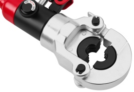 Zaciskarka hidraulică manuală pentru țevi PEX 12T 16-32 mm KraftDele KD5678, cu 11 seturi de bacuri - Img 8