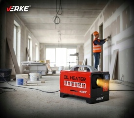 🔥 Încălzitor cu ulei sau motorină tip Sirocou Webasco 8 kW 230V cu cameră de ardere închisă – model XV80060 – Kraft&Dele