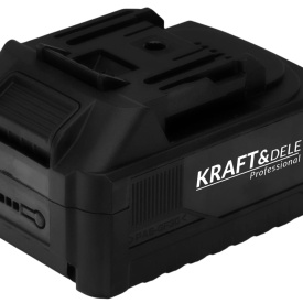 Acumulator Li-Ion 20V 6Ah KraftDele KD5413 pentru mașini de tuns iarba compatibile KD5410, KD5411 și KD5412