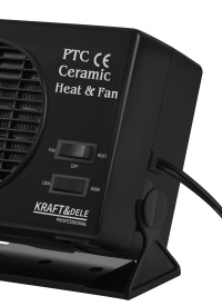 Aerotermă auto 12V cu ventilator și încălzire ceramică PTC 150/300W KraftDele KD6524 pentru dezaburire și degivrare parbriz - Img 9