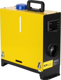 Aerotermă diesel staționară KraftDele 9 kW KD5966 cu panou LCD, telecomandă și evacuare direcționată pentru garaj și atelier - Img 3