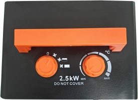 Aerotermă electrică KraftDele KD11990, 2500W, cu termostat, 3 trepte de putere și protecție la supraîncălzire - Img 3