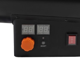 Aerotermă pe gaz KraftDele KD11700 25 kW cu termostat digital și reductor, pentru încălzire rapidă în atelier, garaj sau șantier - Img 6