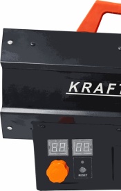 Aerotermă pe gaz LPG 25 kW cu termostat automat, furtun și reductor KraftDele KD11731 pentru ateliere, garaje și hale - Img 12