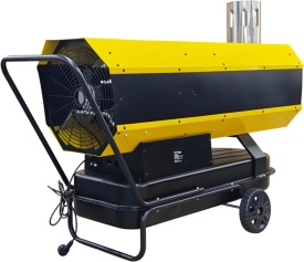 Aerotermă pe motorină KraftDele 65 kW cu termostat digital și evacuare fum, model KD11717 - Img 10