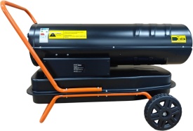 Aerotermă pe motorină KraftDele KD11711, 35 kW, cu termostat și afișaj digital, pentru încălzirea spațiilor mari - Img 2