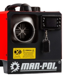 Aerotermă pe motorină Mar-Pol M80951, 12 kW, cameră de ardere închisă, alimentare 230V/12V, cu telecomandă - Img 2