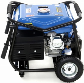 Agregat de curent monofazat KraftDele KD142, 3000 W, 230 V și 12 V, motor 4 timpi, cu roți transport - Img 5