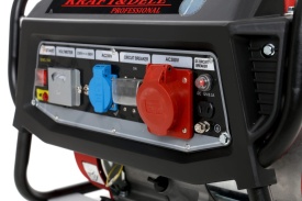 Agregat generator curent trifazat KraftDele KD137, 3000W, 230V/380V/12V, motor 4 timpi 7 KM, rezervor 15L - Img 11