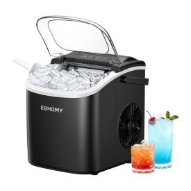 Aparat de gheață Euhomy IM001, 1,2 l, 12 kg (negru) - Img 2