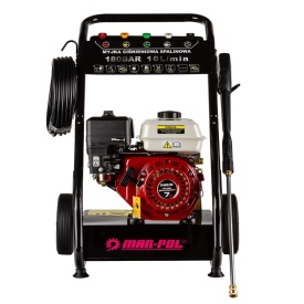 Aparat de spălat cu presiune pe benzină 7CP MAR-POL M82486 – pompă alamă, 260 bar, motor OHV 210cc, set 5 duze - Img 9