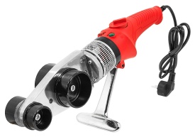 Aparat de sudură pentru țevi PPR/PVC 1500W MaxRom, set complet cu bacuri 20-63 mm, valiză și accesorii pentru instalații - Img 2