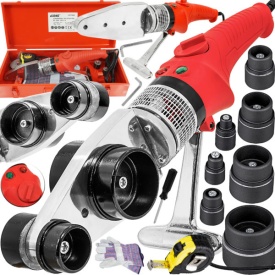 Aparat de sudură pentru țevi PPR/PVC 1500W MaxRom, set complet cu bacuri 20-63 mm, valiză și accesorii pentru instalații - Img 12
