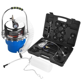 Aparat pneumatic pentru aerisirea și schimbarea lichidului de frână KraftDele KD5934 – Rezervor 5L, Furtun 5.2m, Operare de o singură persoană - Img 12