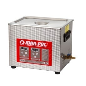 Baie ultrasonică Mar-Pol 10L M90076 pentru curățare precisă a pieselor, componentelor și obiectelor cu forme dificile
