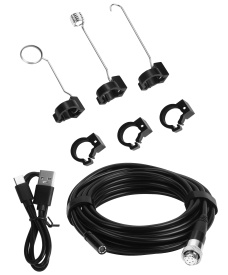 Cameră endoscopică de inspecție KraftDele KD5543, ecran IPS 4,3 inch, cablu 5 m, acumulator 2500 mAh, cameră IP67 - Img 11