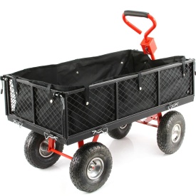 Cărucior pliabil de transport, capacitate 400Kg + carlig XM85262 - Img 1