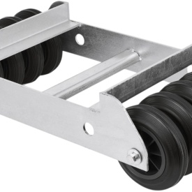 Cărucior transport auto KraftDele KD3200 pentru roată avariată, capacitate statică 1200 kg, rolă profesională pentru atelier și platformă - Img 2