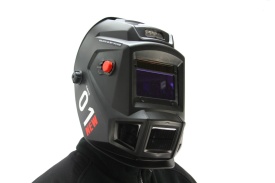 Cască de sudură automată Mar-Pol F2 Quick Glass M79390 cu filtru autoîntunecare, 4 senzori, lampă și ventilator - Img 2