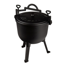 Ceaun pirostrii din fontă 10L, pentru gătit tradițional – XM90033 - Img 10