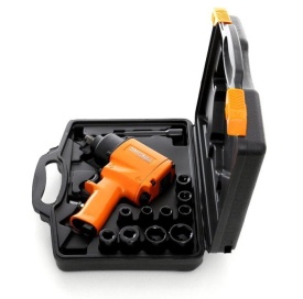 Cheie de impact pneumatică KraftDele KD1425, 1050 Nm, pătrat 1/2 inch, cu 10 tubulare de impact și valiză - Img 3