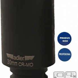 Cheie tubulara de IMPACT 1/2" ADLER AD-3513.30D 30mm varianta lunga - Img 1