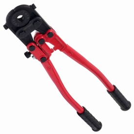 Cleşte de sertizat pentru țevi PEX KraftDele KD10636 cu matrițe TH16, TH20, TH26 și valiză de transport - Img 1