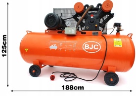 Compresor aer 500L 7.5kW MAR-POL V-1.05T/12.5 – pompă 4 pistoane, 12.5 bar, debit 1450 L/min B88050 - Img 6