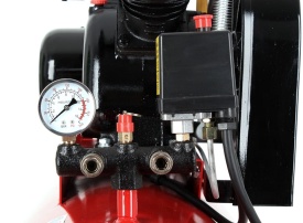 Compresor de aer cu ulei KraftDele KD1472, 100L, 230V, 3,8 CP, 2 pistoane, cu separator și regulator de presiune - Img 3