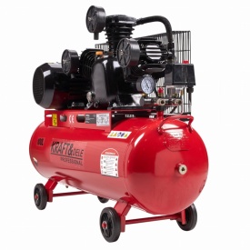 Compresor de aer cu ulei KraftDele KD1477, 100L, 3 pistoane, 5,2 CP, 8 bar, cu separator integrat, transmisie pe curea - Img 9