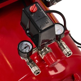 Compresor de aer cu ulei KraftDele KD406, 150L, 5,2 CP, 400V, 2 pistoane, transmisie pe curea - Img 6