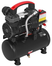 Compresor Fără Ulei 9L 850W 8 Bar – Compact, Silențios și Ideal pentru Atelier & Barbershop | KraftDele KD4080 - Img 6