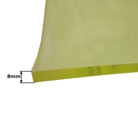Covor din cauciuc pentru placă compactoare Mar-Pol, 100 x 60 cm, grosime 8 mm, protecție pentru pavaj și suprafețe sensibile - Img 2