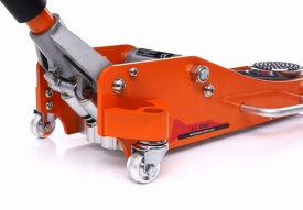 Cric hidraulic auto low profile KraftDele KD1376, 2,5T, ridicare 85-470 mm, cu roți și pedală de ridicare rapidă - Img 6