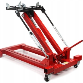 Cric hidraulic tip pardoseală pentru cutii de viteze 1000kg MAR-POL M80417 – profil scăzut, capacitate 1T, suport reglabil 95° - Img 4