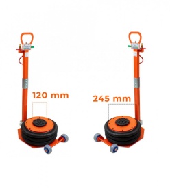 Cric pneumatic profesional cu perna de aer 6 tone Barracuda B-SD1406 – Kraft&Dele