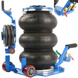 Cric pneumatic tip pernă Mar-Pol M80130R/2 3.5T, cric auto cu aer comprimat 3500 kg pentru service auto și vulcanizare - Img 1