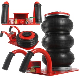 Cric pneumatic tip pernă Mar-Pol M80134, 3.5T, cric auto cu aer comprimat pentru ridicare rapidă în atelier auto și vulcanizare