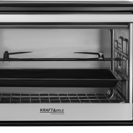 Cuptor electric de bucătărie KraftDele KD4111, 30L, 1650W, cu rotisor, convecție 360° și accesorii incluse - Img 3