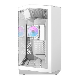 Darkflash DY470 computer case (white) + 4 fans + GPU holder - Img 4