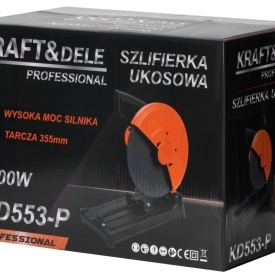 Debitator metal KraftDele 2900W 230V, disc 355 mm, menghină reglabilă 45°, model KD553-P - Img 12